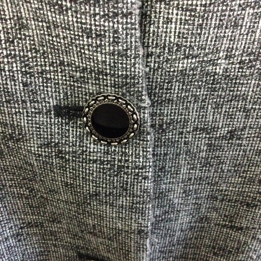 Chico's Fully Lined Button Front Metallic Thread … - image 2